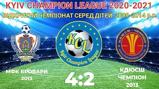 KCL 2020-2021 МФК Бровари - Чемпіон 4:2 2013