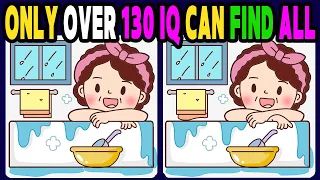 【Find the difference】Only Over 130 IQ Can Find All! / Fun Challenge【Spot the difference】230