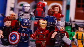 LEGO AVENGERS BATTLE! - Stop Motion