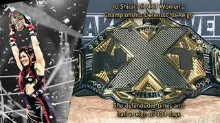 Io Shirai All NXT Women’s Championship Defenses