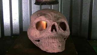 Skull vs Hydraulic Press