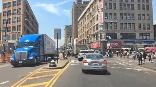 Driving Downtown - South Bronx 4K - USA
