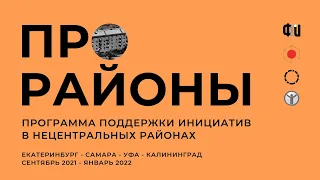 Низовые инициативы и расширение возможностей горожан. Практикум