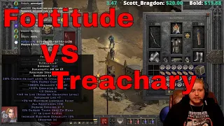 Diablo II Resurrected - Treachery VS Fortitude (Stream Clip)