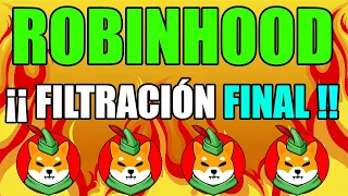 🚨 SHIBA INU ARMY: INCREÍBLE INFORMACIÓN SOBRE EL LISTADO DE SHIBA EN ROBINHOOD !! ✅