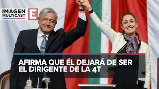 López Obrador entregará a Sheinbaum el bastón de mando