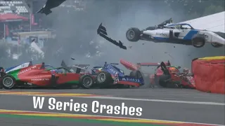 W Series 2021 Crash Compilation