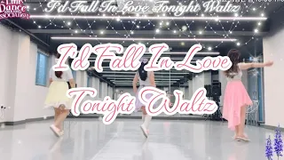 I’d Fall In Love Tonight Waltz Line Dance🎄💕demo/beginner Waltz