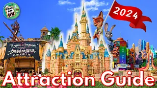 Shanghai Disneyland ATTRACTION GUIDE - 2024 - All Rides & Shows