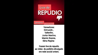 LIVE DE REPÚDIO