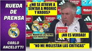 Ancelotti RESPONDE A LAS CRÍTICAS tras GOLEADA del Real Madrid ante el Atlético | Rueda de Prensa