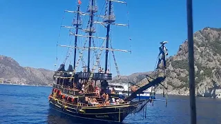 Crazy Holiday Boat Tour Trip Davy Jones Mamma Mia Boat Marmaris Türkiye