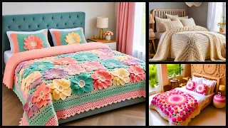 You MUST SEE these most BEAUTIFUL CROCHET KNITTED SHEETS WITH WOOL that will WIN EVERYONE! #crochet