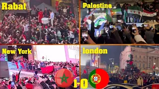 Morocco Fan Celebrations Around The World After Defeating Portugal At Qatar FIFA World Cup 1-0