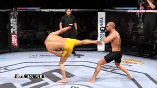 EA UFC online Thaleis (Lee)VS Serpico303 (Barao)