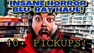 INSANE HORROR BLU-RAY COLLECTION UPDATE! 40+ PICKUPS! (Arrow Video, Vinegar Syndrome and more!)