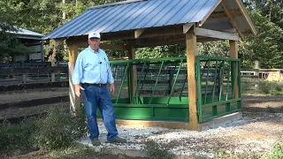 The Soldiers' Hill Angus Farm Hay Feeder and Storage Program: Fence Feeder (4 of 4)