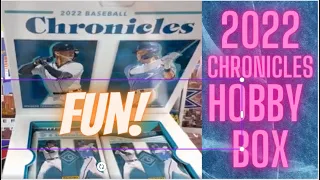 2022 Panini Chronicles Baseball Hobby Box 4 Hits 👍One of the Best Panini Baseball ⚾ Products!!