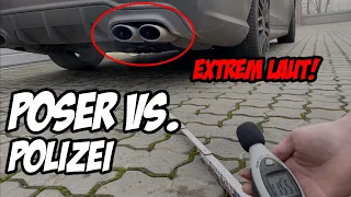 Der lauteste AMG Hamburgs - SoKo Autoposer Sound Messung - C63 AMG COUPE