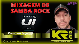 Mixagem ao Vivo na UI24R (Samba Rock Cover - MultiTracks Disponíveis na Descrição)