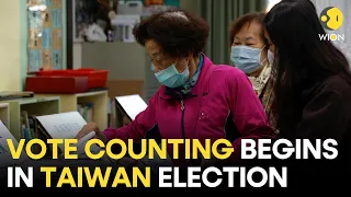 Taiwan  Election 2024: Visuals direct from Taiwan | Results after 30 minutes of vote counting | WION