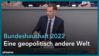 Christian Dürr bei der Generaldebatte zum Bundeshaushalt 2022 am 01.06.22