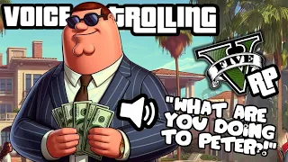 Making PETER GRIFFIN The KING in GTA RP (VOICE TROLLING)