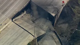 Truck fire causes portion of I-95 to collapse in Northeast Philadelphia