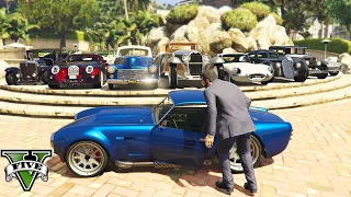 GTA-5 Stealing Super Luxury Classic Cars with Michael! | GTA-5 (Real Life Cars)