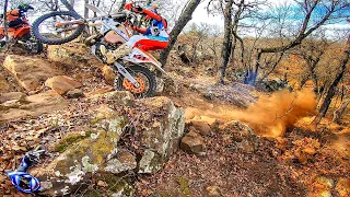 TEXAS ENDURO CARNAGE AT TWIN HILLS CYCLE RANCH!! MASSIVE RIDE!!! THIS DIRTBIKE RIDE IS WILD!!!