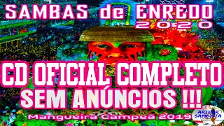 CD[OFICIAL]SAMBAS DE ENREDO 2020 GRUPO ESPECIAL RIO DE JANEIRO(COMPLETO) - COM LETRA