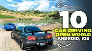 🔥Top 10 Realistic Open World Car Driving Games For Android & IOS 2023