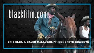 Idris Elba & Caleb McLaughlin talk "Concrete Cowboy"