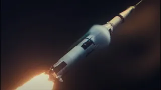 Apollo 11 Launch, "First Man(2018)" Scene with Real Footage