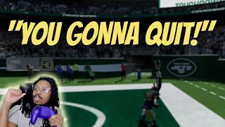 Angry OG Says He'll Make Me Quit in 2 Minutes in Madden 24!