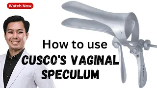 How to use Cusco's Bivalved self-retaining Vaginal Speculum @AyeshaMdSuleman #neet #doctor