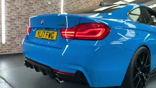 BMW 440i Remus Exhaust W/ Valves, Start Up, Warm Up, Revs Post Detail, 3.0L 6 Cylinder Twin Turbo