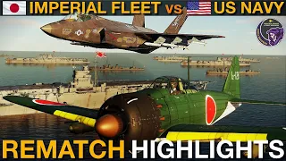 REMATCH Japanese Carrier Group vs Modern US Carrier Group HIGHLIGHTS | DCS