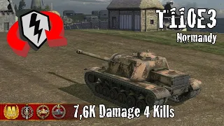 T110E3  |  7,6K Damage 4 Kills  |  WoT Blitz Replays