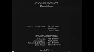 The Nightmare Before Christmas (1993) end credits