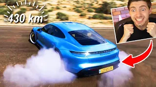 FORZA HORIZON 5 - PORSCHE TAYCAN a 440km/h (CARRO MAIS RÁPIDO)