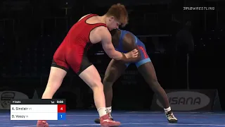 182 Lbs Final - Aeoden Sinclair, Wisconsin Vs De'Alcapon Veazy, Indiana 69a6