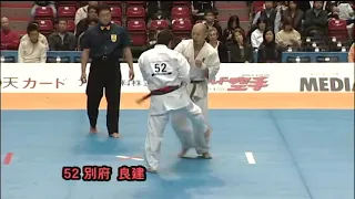 The 38th All Japan Karate Tournament Kyokushin Karate Open Weight.