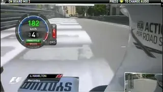 F1, Monaco 2013 (FP2) Lewis Hamilton OnBoard