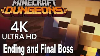 Minecraft Dungeons - Ending and Final Boss [4K]