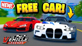 FREE Car & 2 Licensed Cars Update In Vehicle Legends!