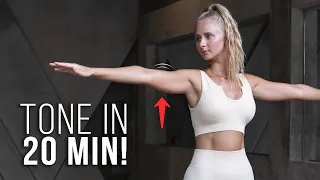 20 MIN TONED ARMS WORKOUT | No Equipment