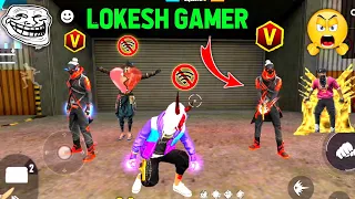 Lokesh Gamer Doing Prank With Me 😲 Lone Wolf - No Internet Prank - Garena Free Fire 🔥