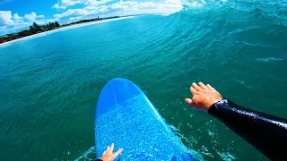GoPro POV Mini Mal Surfing