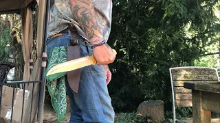 FLISSA 14” Bowie Knife - Another $20 Bad Ass Budget Blade ( compared to Mossy Oak Break Up Country )